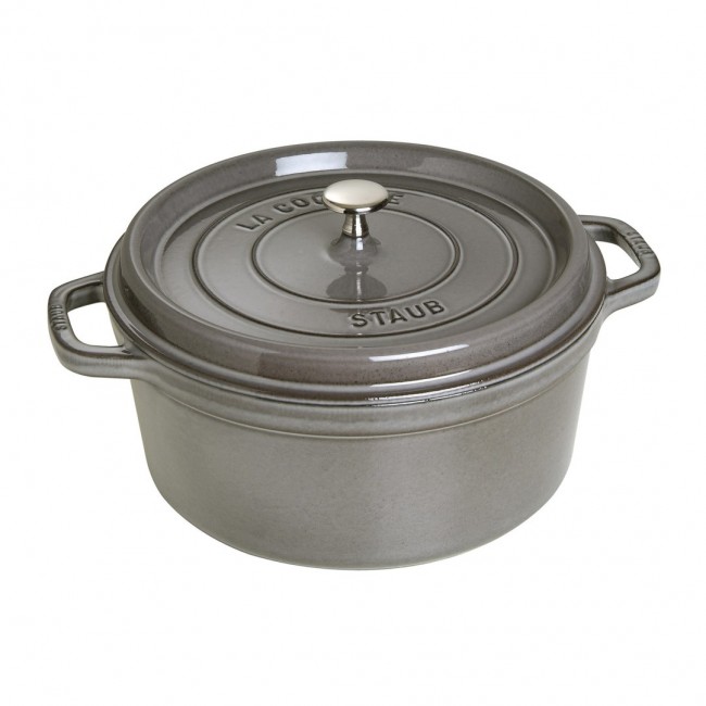 Staub La Cocotte 6.7 L Round Cast iron Casserole baking dish Staub La Cocotte 6.7 L Round Cast iron Casserole baking dish