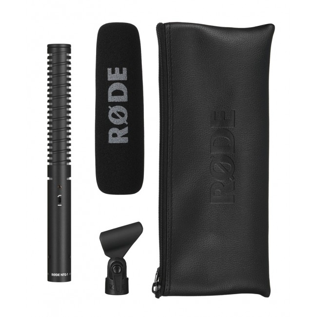 R DE NTG1 microphone Black Digital camcorder microphone
