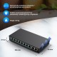 Extralink PoE Switch CERES 8x 100Mb/s PoE/PoE+, 2x RJ45 Uplink 100Mb/s, 96W