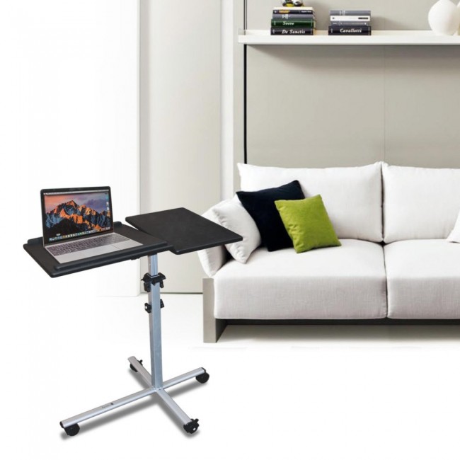 Techly Universal Adjustable Trolley for Notebook Projector, Black Techly Universal Adjustable Trolley for Notebook Projector, Black
