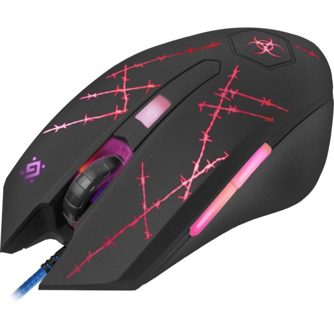 Defender Forced GM-020L mouse Gaming Ambidextrous USB Type-A Optical 3200 DPI Defender Forced GM-020L mouse Gaming Ambidextrous USB Type-A Optical 3200 DPI