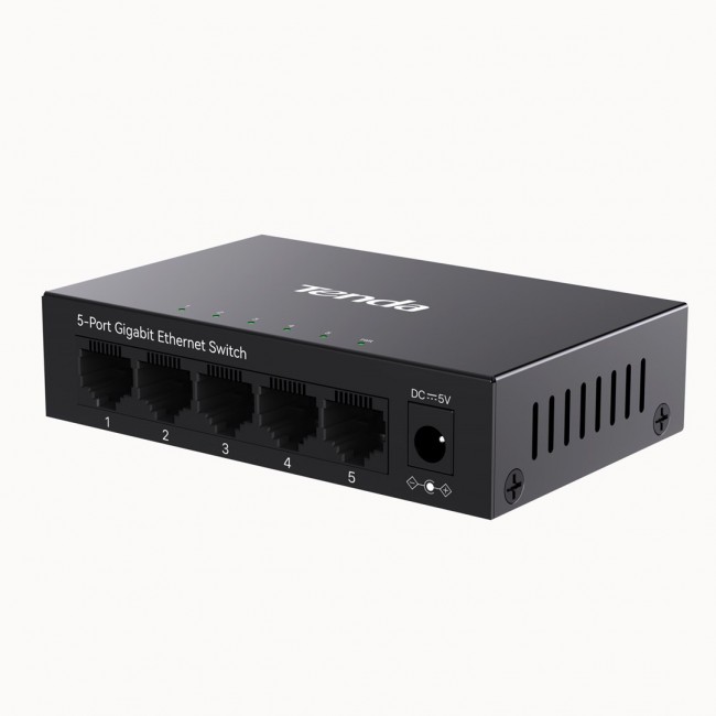 Tenda TEG1005M network switch Unmanaged L2 Gigabit Ethernet (10/100/1000) Black Tenda TEG1005M network switch Unmanaged L2 Gigabit Ethernet (10/100/1000) Black