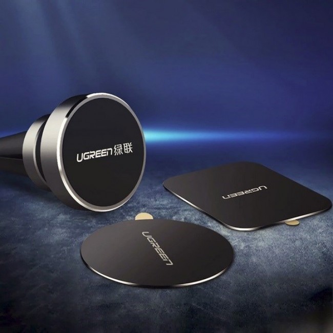 Ugreen metal plates for magnetic phone holders, 2 pcs. LP123 (black) Ugreen metal plates for magnetic phone holders, 2 pcs. LP123 (black)