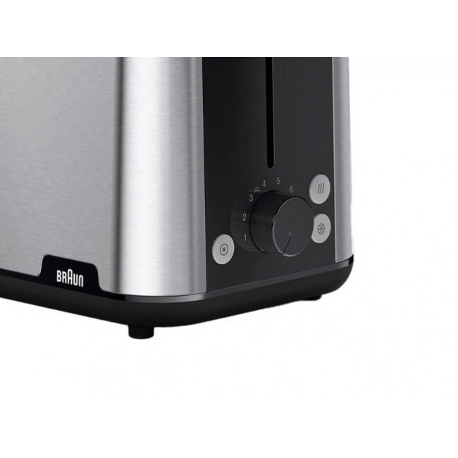 Braun HT 1510 8 2 slice(s) 900 W Black, Stainless steel