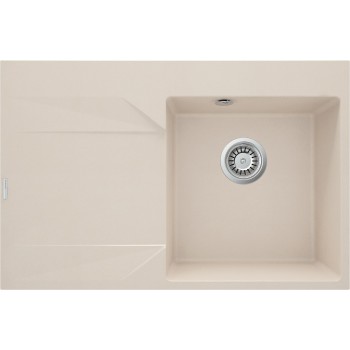 Granit sink 1-bowl with drainer - left