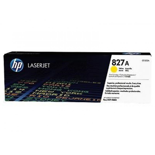 HP 827A Yellow Original LaserJet Toner Cartridge HP 827A Yellow Original LaserJet Toner Cartridge