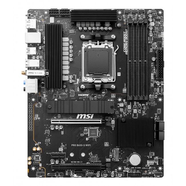 MSI PRO B650-S WIFI motherboard AMD B650 Socket AM5 ATX MSI PRO B650-S WIFI motherboard AMD B650 Socket AM5 ATX