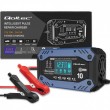 Qoltec 52482 vehicle battery charger 12/24 V Black, Blue