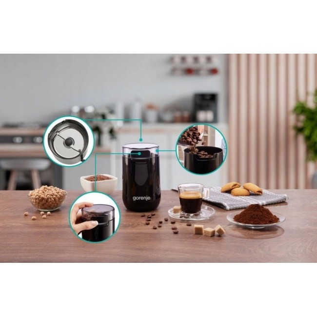 Gorenje SMK150SB 150W Coffee Grinder, Black
