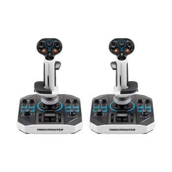 Thrustmaster Sol-R 2 HOSAS Space Sim Duo Black, White USB Flightstick Analogue / Digital PC