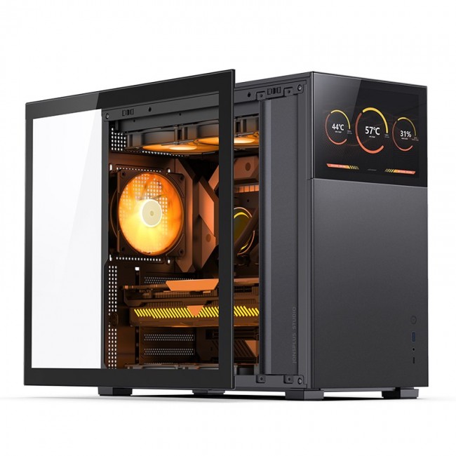 Jonsbo D41 Screen ATX Case, Tempered Glass - black Jonsbo D41 Screen ATX Case, Tempered Glass - black