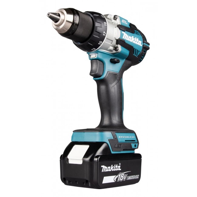 Makita DDF489RTJ power screwdriver/impact driver 1800 RPM Black, Blue, Steel