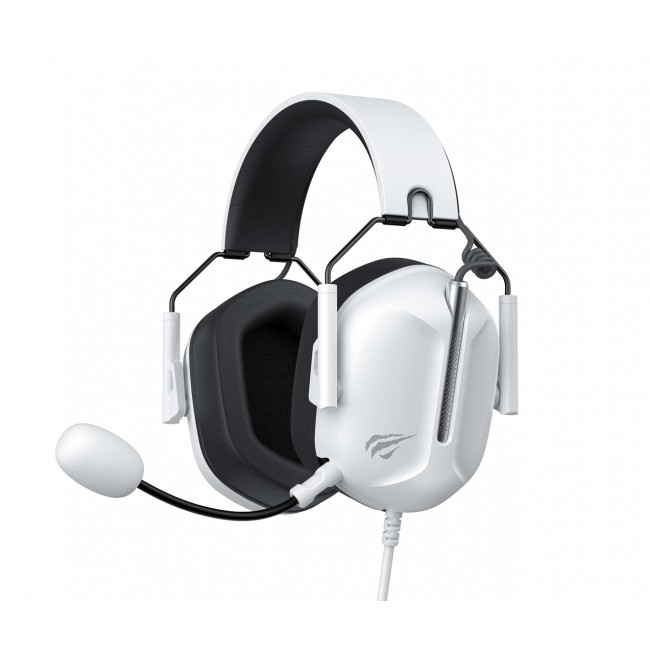 Havit H2033D - gaming headphones, white/black