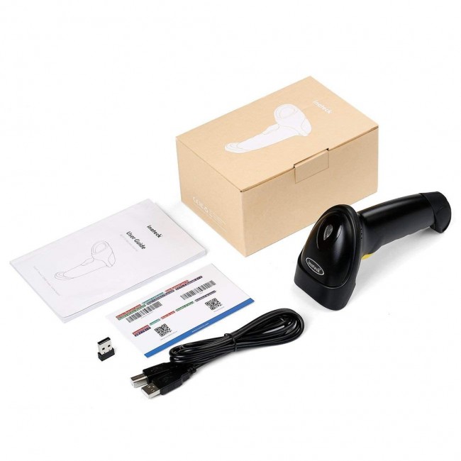 Inateck BCST-50 Handheld bar code reader 1D/2D Black, Yellow
