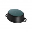 Staub oval cast iron pot - Black, 5.5 ltr Staub oval cast iron pot - Black, 5.5 ltr
