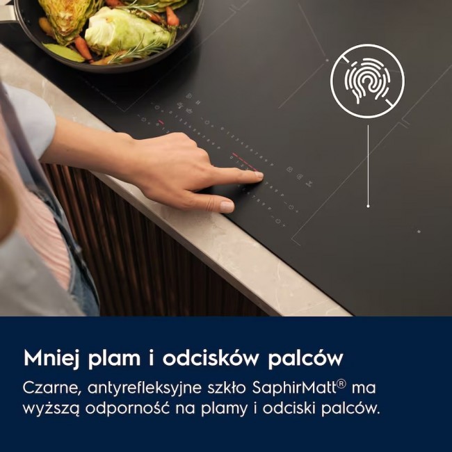 Electrolux EIS87453IZ hob Black Built-in 77 cm Zone induction hob 4 zone(s)