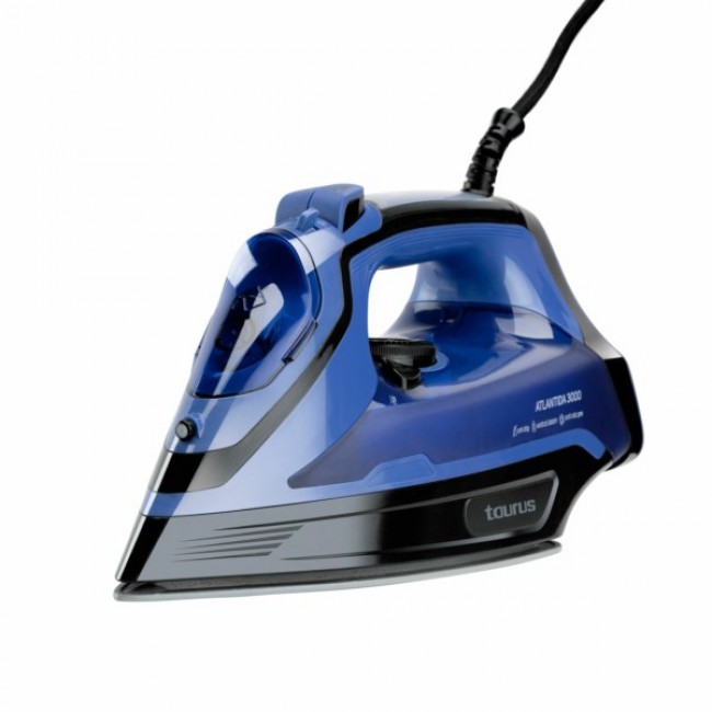 Taurus Quios 3000 Dry & Steam iron Ceramic soleplate 3000 W Black, Blue Taurus Quios 3000 Dry & Steam iron Ceramic soleplate 3000 W Black, Blue