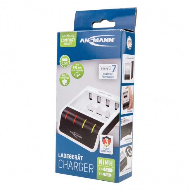 Ansmann Comfort Smart battery charger Household battery USB