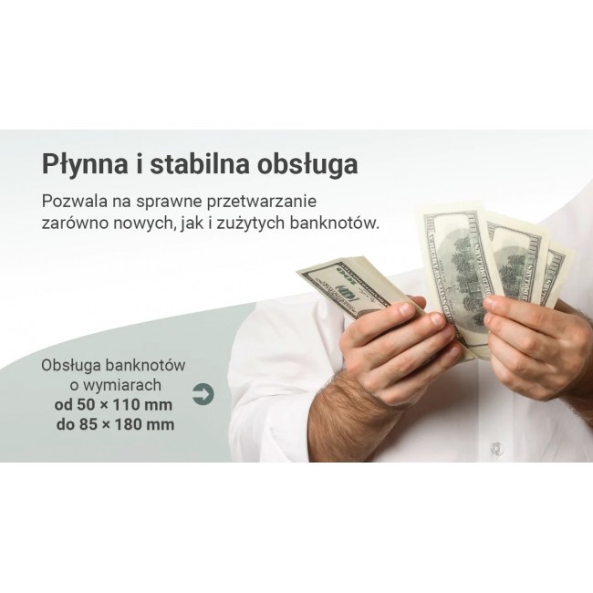 Extralink LOCKSTAR PROFESJONALNA LICZARKA NOMINALOWA DO BANKNOT W UV, IR, MG X-300 Banknote counting machine White Extralink LOCKSTAR PROFESJONALNA LICZARKA NOMINALOWA DO BANKNOT W UV, IR, MG X-300 Banknote counting machine White