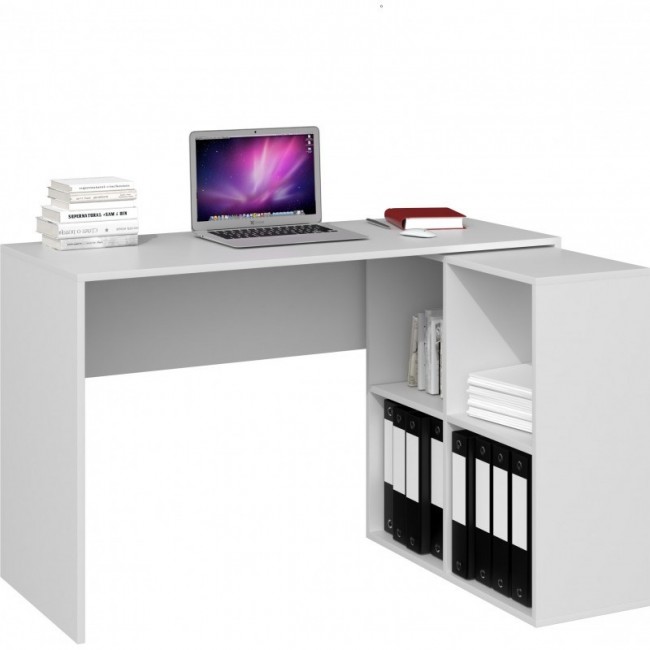 Topeshop BIURKO PLUS BIEL computer desk White