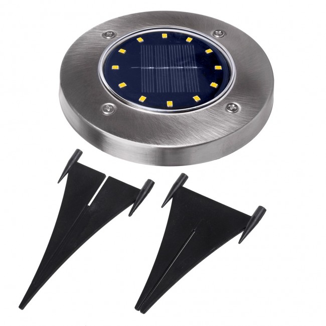 Maclean MCE318 LED Solar Pathway Lights with Ground Spike 12 LED SMD Neutral White 4000K 0.7 W Solar Lamp for Outdoor Path Light Garden Lights IP44 Maclean MCE318 LED Solar Pathway Lights with Ground Spike 12 LED SMD Neutral White 4000K 0.7 W Solar Lamp for Outdoor Path Light Garden Lights IP44