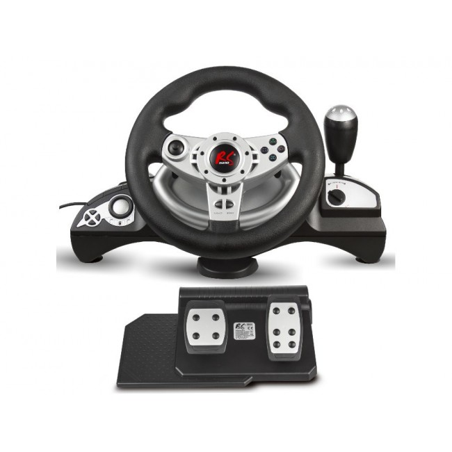 NanoRS RS700 Gaming Controller Black, Silver USB Steering wheel Analogue / Digital Android, PC, PlayStation 4, Playstation 3, Xbox One. NanoRS RS700 Gaming Controller Black, Silver USB Steering wheel Analogue / Digital Android, PC, PlayStation 4, Playstation 3, Xbox One.