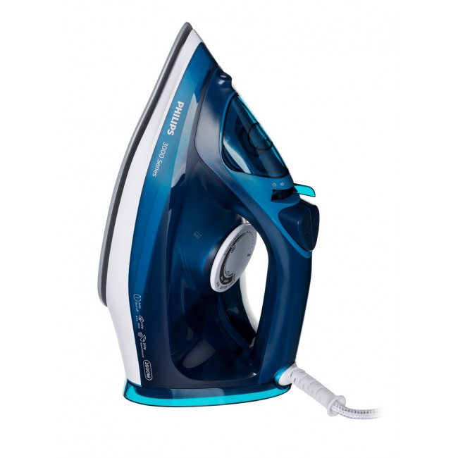 Philips 3000 series DST3040/70 iron Steam iron Ceramic soleplate 2600 W Grey Philips 3000 series DST3040/70 iron Steam iron Ceramic soleplate 2600 W Grey