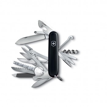 Victorinox Swiss Champ - One - Multi-tool - Clip Point - Stainless Steel - ABS Synthetic - Black - Stainless Steel (1.6795.3)