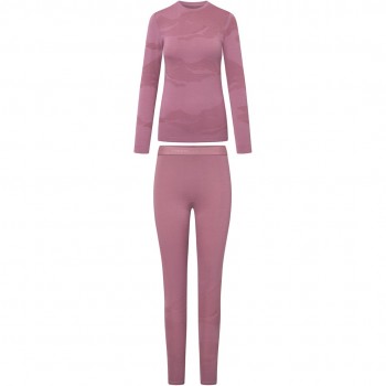 VIKING Gasher Lady Set Merino women's underwear, size S, pink