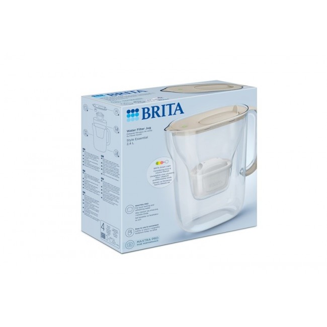 Brita Style Essential+1 Maxtra Pro PP filter jug (sand)