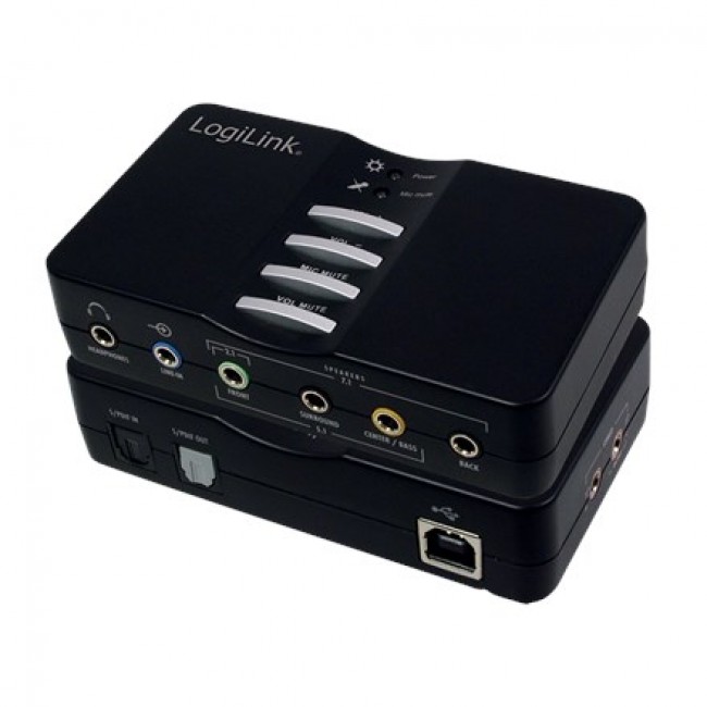 LogiLink USB Sound Box Dolby 7.1 8-Channel 7.1 channels