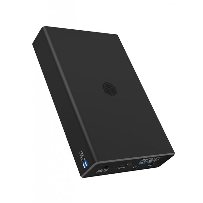 ICY BOX RAID enclosure for 2x HDD/SSD USB 3.2 Gen 2 Type-C / Type-A interface ICY BOX RAID enclosure for 2x HDD/SSD USB 3.2 Gen 2 Type-C / Type-A interface