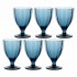 Set of 6 Amami glasses - Blue, 300 ml