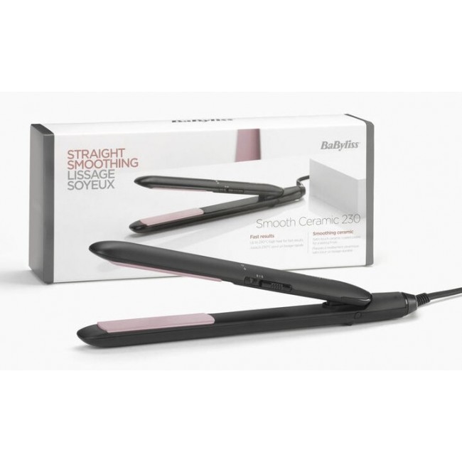 BaByliss CERAMIC 230 Straightening iron Warm Black 1.8 m BaByliss CERAMIC 230 Straightening iron Warm Black 1.8 m