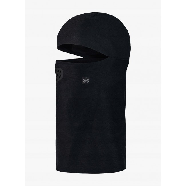 Kids BUFF Thermonet Hinged Balaclava Solid, Black