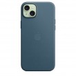 Apple iPhone 15 Plus FineWoven Case with MagSafe - Pacific Blue Apple iPhone 15 Plus FineWoven Case with MagSafe - Pacific Blue