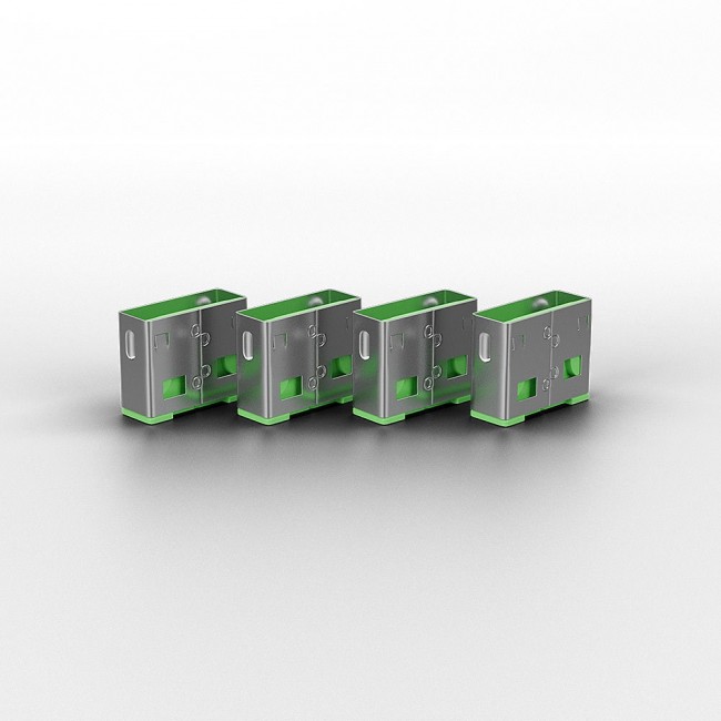 Lindy USB Port Blocker - Pack of 4 Colour Code: Green Lindy USB Port Blocker - Pack of 4 Colour Code: Green