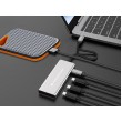 Conceptronic HUBBIES16G interface hub USB 3.2 Gen 2 (3.1 Gen 2) Type-C 10000 Mbit/s Grey