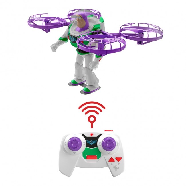 Toy Story Disney and Pixar 5 Flying RC Hi-Tech Edition Buzz Lightyear Action Figure Remote Controlled