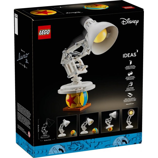 LEGO IDEAS 21357 Disney Pixar Luxo Jr. LEGO IDEAS 21357 Disney Pixar Luxo Jr.