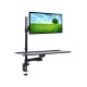 Maclean Monitor and Keyboard Mount, for Standing Up Work, MC-681 Maclean Monitor and Keyboard Mount, for Standing Up Work, MC-681