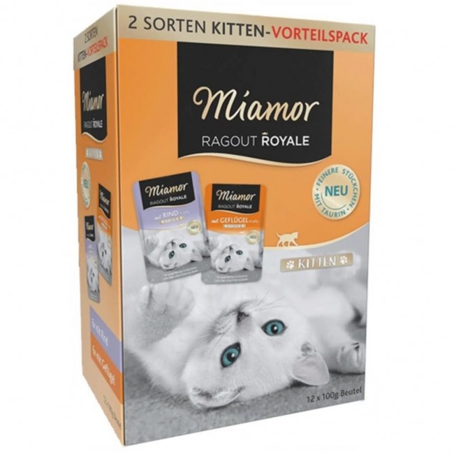 MIAMOR Ragout Royale Kitten Mix in jelly - wet cat food - 12x100g MIAMOR Ragout Royale Kitten Mix in jelly - wet cat food - 12x100g