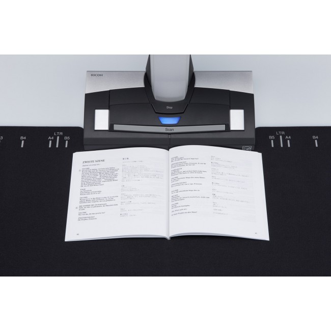 Ricoh ScanSnap SV600 Overhead scanner 285 x 218 DPI A3 Black, White