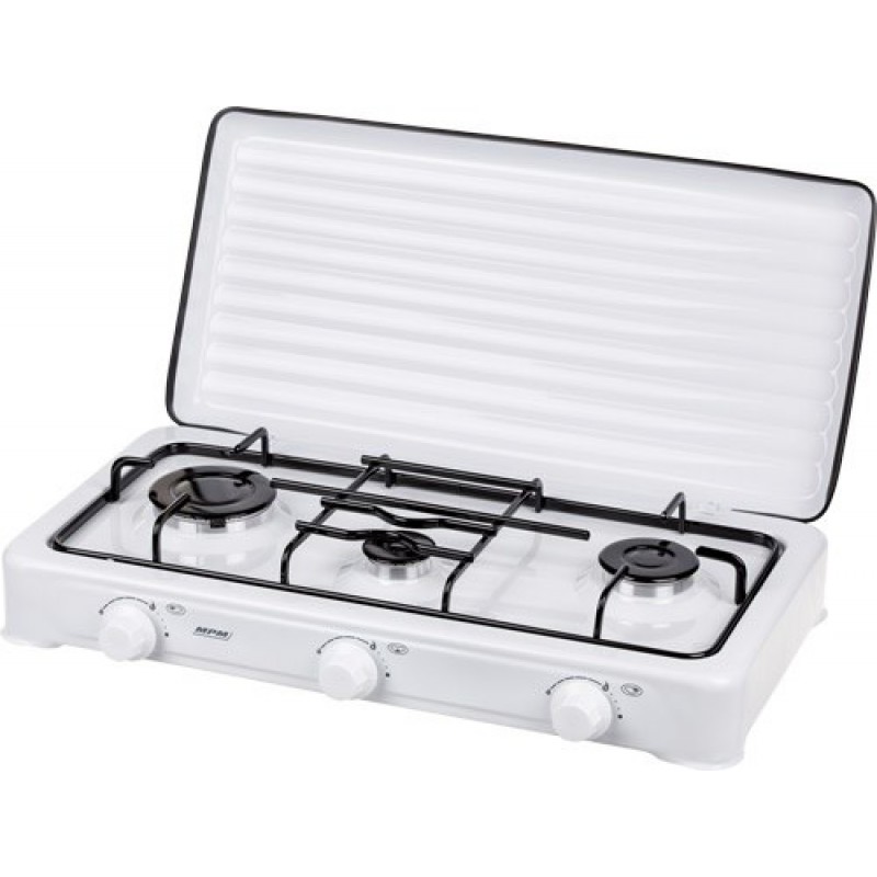 MPM KN-03/1K White Countertop 60 cm Gas 3 zone(s)