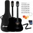 SUPRIMO CGS3 BK - classical guitar 4/4, black