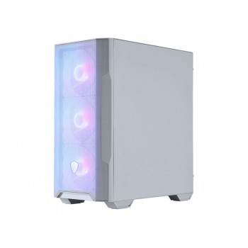 MSI MAG FORGE M100R Midi Tower Transparent, White