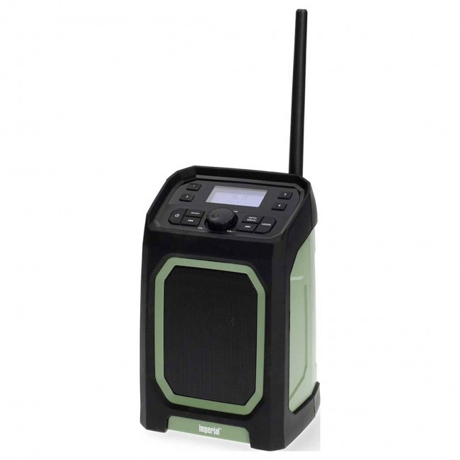 Imperial DABMAN OR 5 mobiele DAB+/FM buitenradio Portable Digital Black, Green