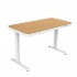 ACTIVEJET desk with electric height adjustment 120x60 ET119S white/oak