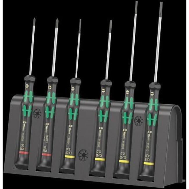Wera 2035/6 A Screwdriver set and rack for electronic applications Wera 2035/6 A Screwdriver set and rack for electronic applications
