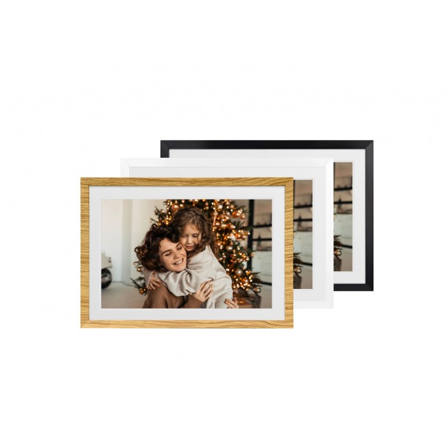Denver PFF-1018 digital photo frame Black, White 25.6 cm (10.1